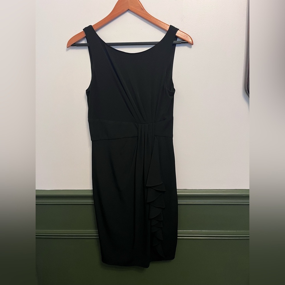 White House Black Market Black Midi Dress